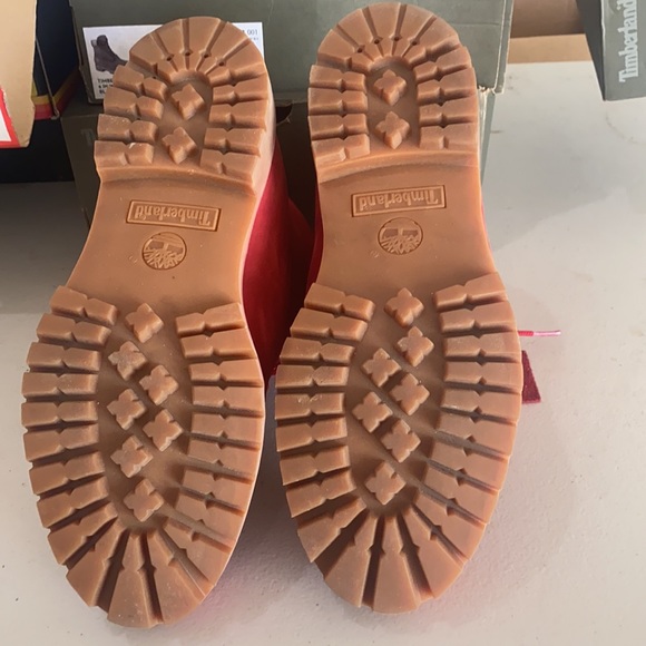 Timberland red nubuck 6” boot - Picture 3 of 3